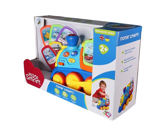 Интерактивная игрушка Kiddi Smart двуязычная - Поезд Смарти (4231T-KS), изображение 11 Интерактивная игрушка Kiddi Smart двуязычная - Поезд Смарти (4231T-KS), изображение 11