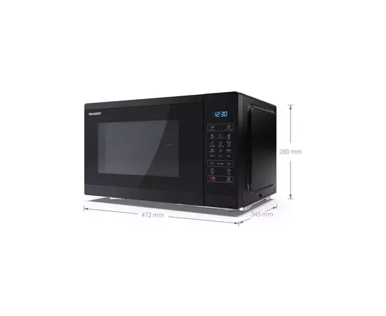 Микроволновая печь Sharp YC-MG252AE-B, изображение 5 Микроволновая печь Sharp YC-MG252AE-B, изображение 5