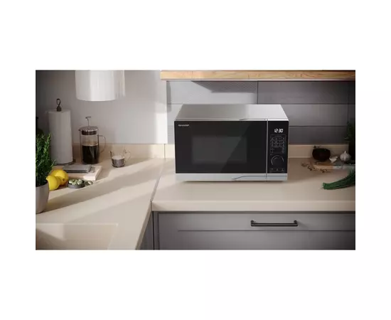 Микроволновая печь Sharp YC-PG254AE-S, изображение 5 Микроволновая печь Sharp YC-PG254AE-S, изображение 5