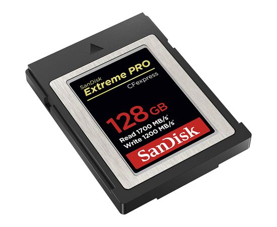 Карта памяти SanDisk 128GB CFExpress Extreme PRO (SDCFE-128G-GN4NN), изображение 2 Карта памяти SanDisk 128GB CFExpress Extreme PRO (SDCFE-128G-GN4NN), изображение 2