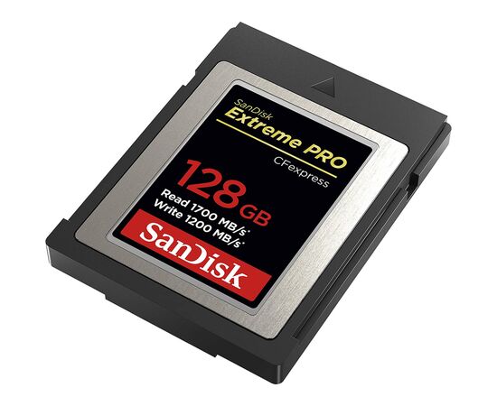 Карта памяти SanDisk 128GB CFExpress Extreme PRO (SDCFE-128G-GN4NN), изображение 3 Карта памяти SanDisk 128GB CFExpress Extreme PRO (SDCFE-128G-GN4NN), изображение 3