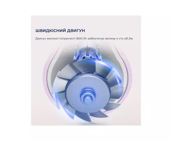 Фен Dreame Gleam Purple (AHD12A-PPL), изображение 3 Фен Dreame Gleam Purple (AHD12A-PPL), изображение 3