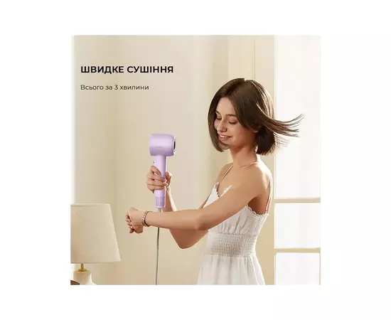 Фен Dreame Gleam Purple (AHD12A-PPL), изображение 6 Фен Dreame Gleam Purple (AHD12A-PPL), изображение 6