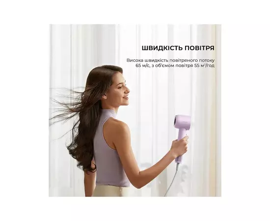 Фен Dreame Gleam Purple (AHD12A-PPL), изображение 7 Фен Dreame Gleam Purple (AHD12A-PPL), изображение 7