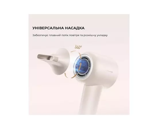 Фен Dreame Gleam White (AHD12A-WH), изображение 2 Фен Dreame Gleam White (AHD12A-WH), изображение 2