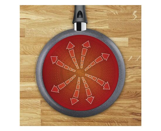 Сковорода Tefal Cook Natural, 24см, алюміній, бакеліт, сірий (B5790402), изображение 5 Сковорода Tefal Cook Natural, 24см, алюміній, бакеліт, сірий (B5790402), изображение 5