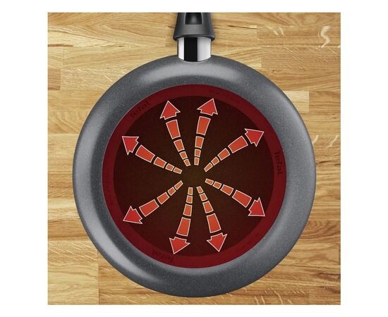 Сковорода Tefal Cook Natural, 24см, алюміній, бакеліт, сірий (B5790402), изображение 6 Сковорода Tefal Cook Natural, 24см, алюміній, бакеліт, сірий (B5790402), изображение 6