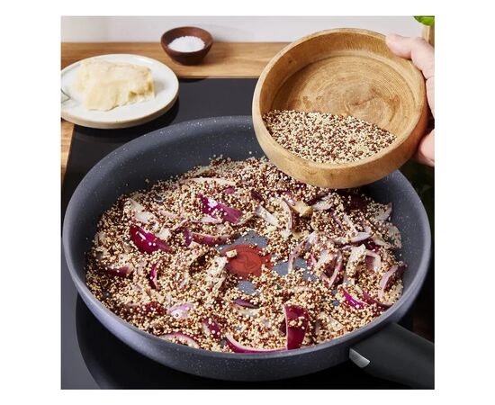 Сковорода Tefal Cook Natural, 24см, алюміній, бакеліт, сірий (B5790402), изображение 7 Сковорода Tefal Cook Natural, 24см, алюміній, бакеліт, сірий (B5790402), изображение 7