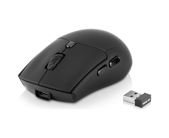 Мышка REAL-EL RM-460W Wireless/Bluetooth Black (EL123200048)