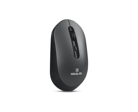 Мышка REAL-EL RM-470W Wireless/Bluetooth Dark Gray (EL123200049), изображение 6 Мышка REAL-EL RM-470W Wireless/Bluetooth Dark Gray (EL123200049), изображение 6