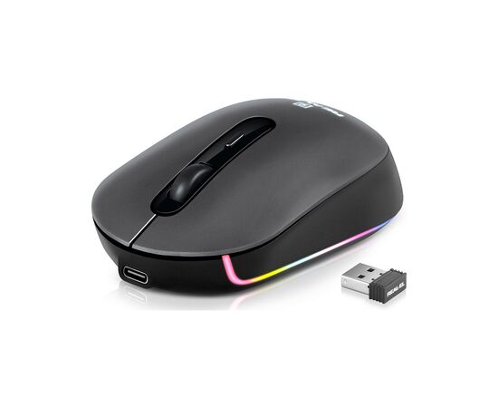 Мышка REAL-EL RM-470W Wireless/Bluetooth Dark Gray (EL123200049)