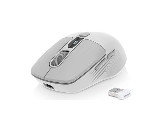 Мышка REAL-EL RM-480W Wireless/Bluetooth White (EL123200050)