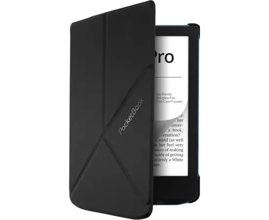 Чехол для электронной книги Pocketbook 6" PB629/634 Origami cover Black (H-SO-634-K-WW), изображение 3 Чехол для электронной книги Pocketbook 6" PB629/634 Origami cover Black (H-SO-634-K-WW), изображение 3