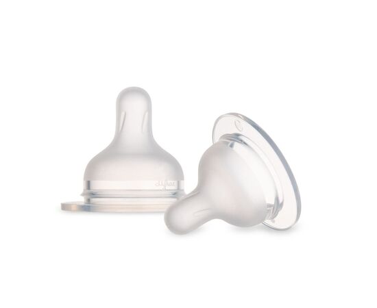 Соска Canpol babies силиконовая к бутылке S-Shape M (медленная) 2 шт (59/892)