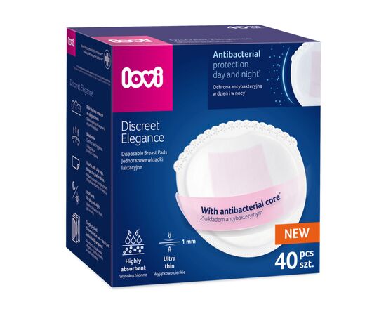 Вкладыш для бюстгальтера Lovi Discreet Elegance 40 шт. били (19/602new), изображение 2 Вкладыш для бюстгальтера Lovi Discreet Elegance 40 шт. били (19/602new), изображение 2
