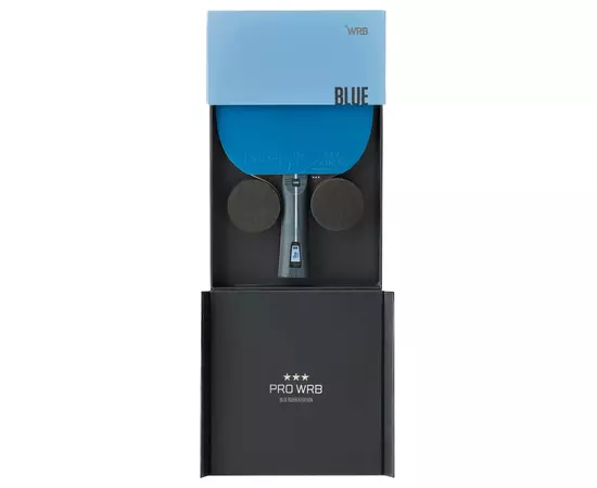 Ракетка для настільного тенісу Stiga Pro WRB Blue Edition 3 Star FL (1213-0006-01) (931185), зображення 3 Ракетка для настільного тенісу Stiga Pro WRB Blue Edition 3 Star FL (1213-0006-01) (931185), зображення 3