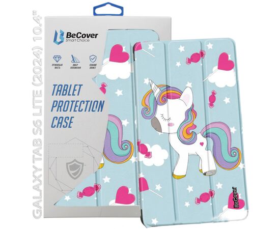 Чехол для планшета BeCover Flexible TPU Mate Samsung Tab S6 Lite (2024) 10.4" P620/P625/P627 Unicorn (712521), изображение 5 Чехол для планшета BeCover Flexible TPU Mate Samsung Tab S6 Lite (2024) 10.4" P620/P625/P627 Unicorn (712521), изображение 5