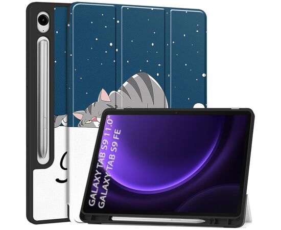 Чехол для планшета BeCover Flexible TPU Mate Samsung Tab S9 (SM-X710/SM-X716)/S9 FE (SM-X510/SM-X516B) 11.0" Good Night (712535)
