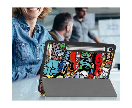 Чехол для планшета BeCover Flexible TPU Mate Samsung Tab S9 (SM-X710/SM-X716)/S9 FE (SM-X510/SM-X516B) 11.0" Graffiti (712534), изображение 12 Чехол для планшета BeCover Flexible TPU Mate Samsung Tab S9 (SM-X710/SM-X716)/S9 FE (SM-X510/SM-X516B) 11.0" Graffiti (712534), изображение 12