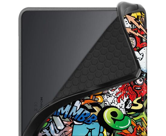 Чехол для планшета BeCover Flexible TPU Mate Samsung Tab S9 (SM-X710/SM-X716)/S9 FE (SM-X510/SM-X516B) 11.0" Graffiti (712534), изображение 7 Чехол для планшета BeCover Flexible TPU Mate Samsung Tab S9 (SM-X710/SM-X716)/S9 FE (SM-X510/SM-X516B) 11.0" Graffiti (712534), изображение 7