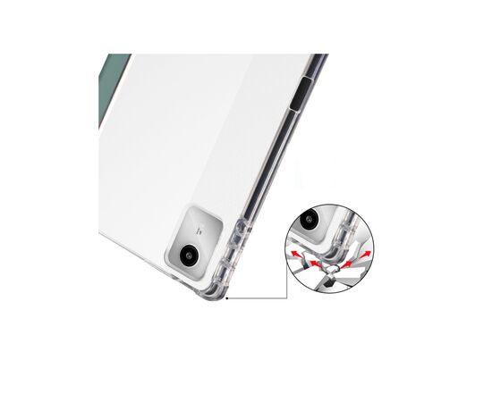 Чехол для планшета BeCover Soft Edge Lenovo Tab M11 (2024) TB-TB330FU/Xiaoxin Pad 11 (2024) 11" Dark Green (712540), изображение 3