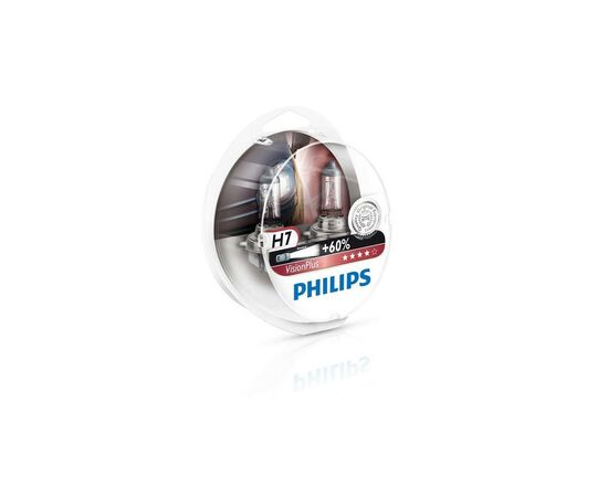 Автолампа Philips H7 VisionPlus, 2шт (12972VPS2)