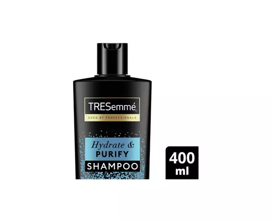 Шампунь Tresemme Hydrate & Purify Увлажняющий 400 мл (8710847974427), изображение 3 Шампунь Tresemme Hydrate & Purify Увлажняющий 400 мл (8710847974427), изображение 3