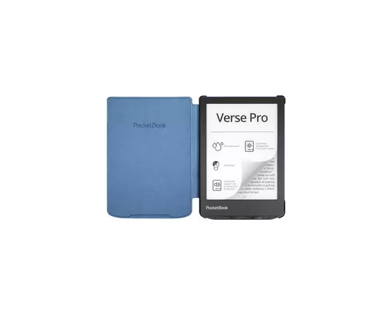 Чехол для электронной книги Pocketbook 6" PB629/634 Shell cover Blue (H-S-634-B-WW), изображение 2 Чехол для электронной книги Pocketbook 6" PB629/634 Shell cover Blue (H-S-634-B-WW), изображение 2