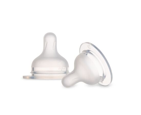 Соска Canpol babies силиконовая к бутылке S-Shape XL (смешанная) 2 шт (59/894)
