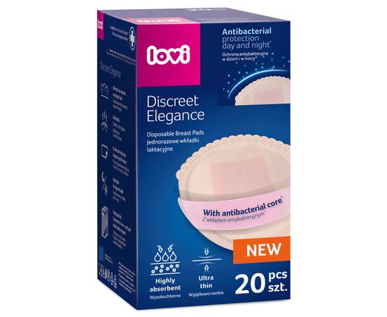 Вкладыш для бюстгальтера Lovi Discreet Elegance 20 шт. бежевые (19/610new), изображение 2 Вкладыш для бюстгальтера Lovi Discreet Elegance 20 шт. бежевые (19/610new), изображение 2