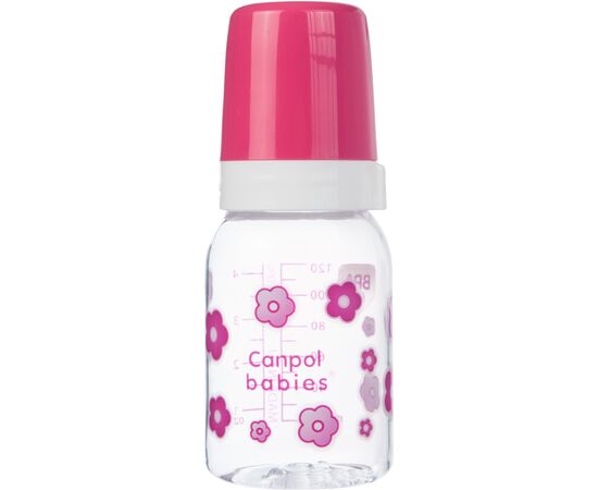 Бутылочка для кормления Lovi 120 мл (BPA FREE) розовая (11/820)