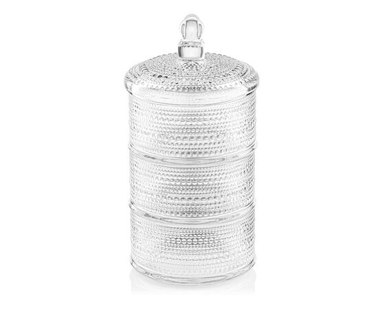 Сахарница Ardesto Verbena, 12,5 х 25,5 см, скло, прозорий (AR5021), изображение 2