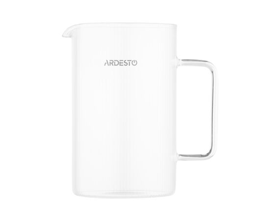 Френч-пресс Ardesto Midori, 800мл, боросилікатне скло, бамбук, прозорий (AR1009WL), изображение 4 Френч-пресс Ardesto Midori, 800мл, боросилікатне скло, бамбук, прозорий (AR1009WL), изображение 4