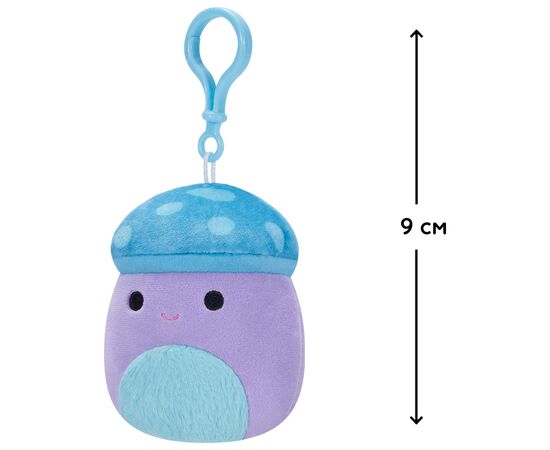 Мягкая игрушка Squishmallows на клипсе – Гриб Пайл 9 см (SQCP00149), изображение 4