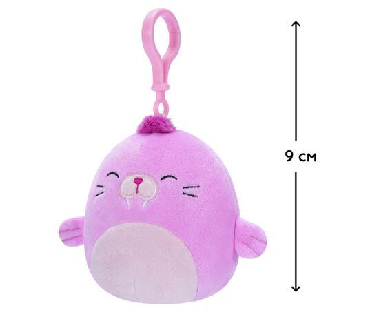 Мягкая игрушка Squishmallows на клипсе – Морж Пепе 9 см (SQCP00150), изображение 4