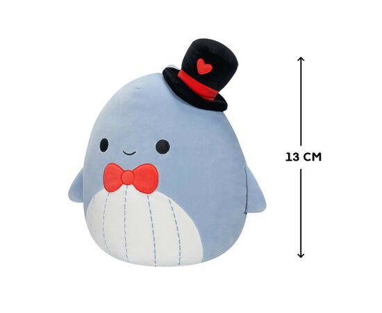 Мягкая игрушка Squishmallows Синий кит Самир 13 см (SQVA00806), изображение 2 Мягкая игрушка Squishmallows Синий кит Самир 13 см (SQVA00806), изображение 2