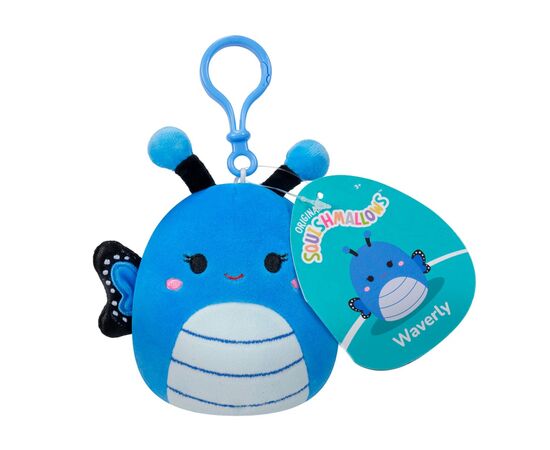 Мягкая игрушка Squishmallows на клипсе -Бабочка Вейверли 9 см (SQCP00220), изображение 7 Мягкая игрушка Squishmallows на клипсе -Бабочка Вейверли 9 см (SQCP00220), изображение 7
