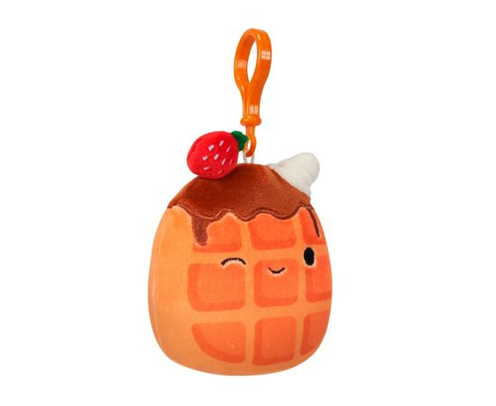 Мягкая игрушка Squishmallows на клипсе -Вафелька Вивер 9 см (SQCP00219), изображение 6 Мягкая игрушка Squishmallows на клипсе -Вафелька Вивер 9 см (SQCP00219), изображение 6