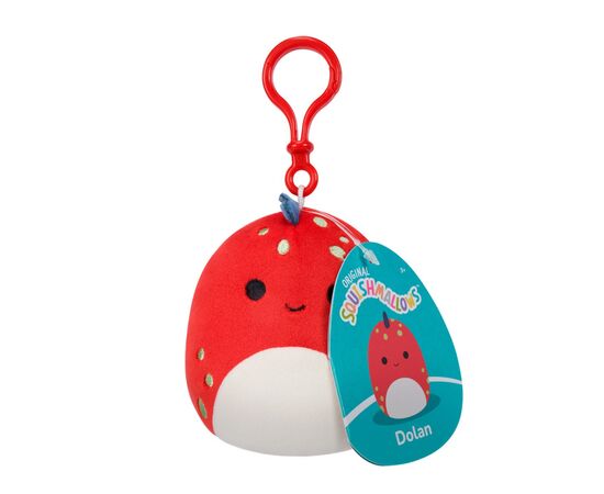 Мягкая игрушка Squishmallows на клипсе – Дино Долан 9 см (SQCP00218), изображение 7 Мягкая игрушка Squishmallows на клипсе – Дино Долан 9 см (SQCP00218), изображение 7