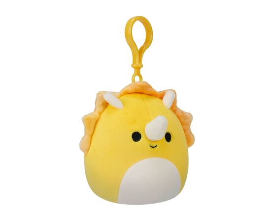 Мягкая игрушка Squishmallows на клипсе – Трицератопс 9 см (SQCP00216), изображение 6 Мягкая игрушка Squishmallows на клипсе – Трицератопс 9 см (SQCP00216), изображение 6