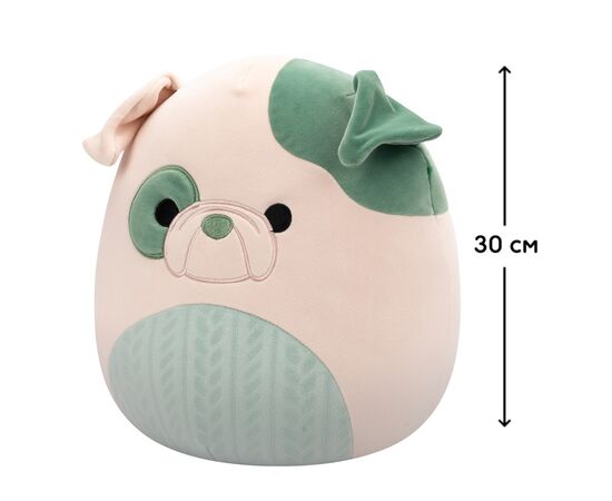 Мягкая игрушка Squishmallows Бульдог Августин 30 см (SQCR06691), изображение 2 Мягкая игрушка Squishmallows Бульдог Августин 30 см (SQCR06691), изображение 2
