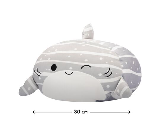 Мягкая игрушка Squishmallows Китовая акула Сачи 30 см (SQCR06550), изображение 2