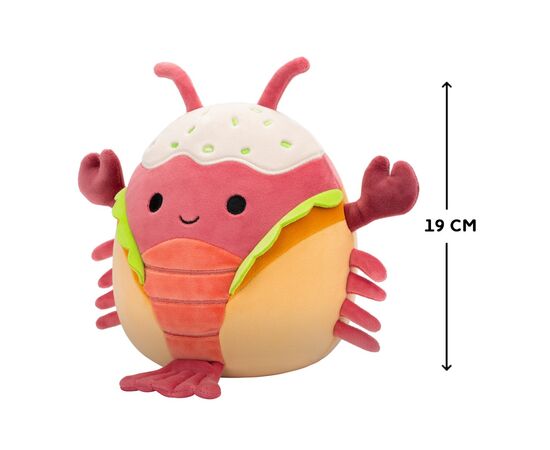 Мягкая игрушка Squishmallows Лобстер Лороно 19 см (SQCR06592), изображение 2 Мягкая игрушка Squishmallows Лобстер Лороно 19 см (SQCR06592), изображение 2