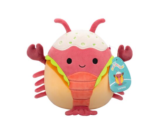 Мягкая игрушка Squishmallows Лобстер Лороно 19 см (SQCR06592), изображение 7 Мягкая игрушка Squishmallows Лобстер Лороно 19 см (SQCR06592), изображение 7