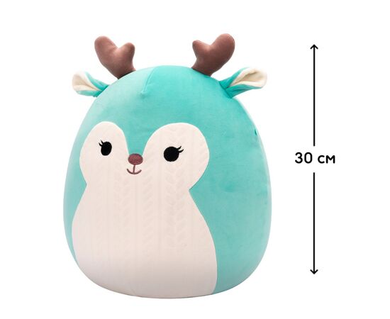 Мягкая игрушка Squishmallows Олень Лопсанг 30 см (SQCR06688), изображение 2 Мягкая игрушка Squishmallows Олень Лопсанг 30 см (SQCR06688), изображение 2