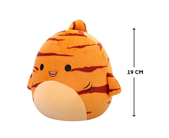 Мягкая игрушка Squishmallows Тигровая акула Джаггер 19 см (SQCR06597), изображение 2 Мягкая игрушка Squishmallows Тигровая акула Джаггер 19 см (SQCR06597), изображение 2