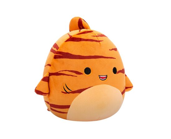 Мягкая игрушка Squishmallows Тигровая акула Джаггер 19 см (SQCR06597), изображение 6 Мягкая игрушка Squishmallows Тигровая акула Джаггер 19 см (SQCR06597), изображение 6