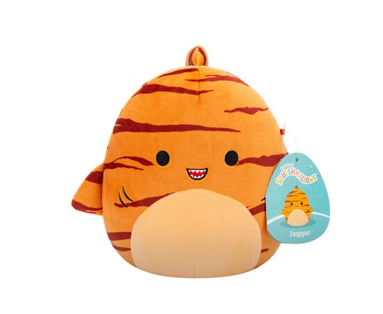 Мягкая игрушка Squishmallows Тигровая акула Джаггер 19 см (SQCR06597), изображение 7 Мягкая игрушка Squishmallows Тигровая акула Джаггер 19 см (SQCR06597), изображение 7