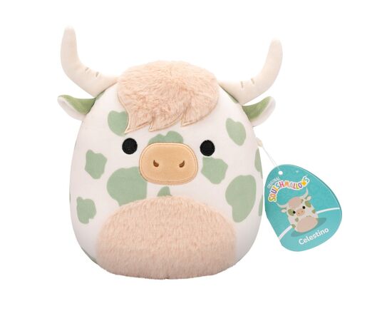Мягкая игрушка Squishmallows Коровка Целестин 19 см (SQCR06578), изображение 7 Мягкая игрушка Squishmallows Коровка Целестин 19 см (SQCR06578), изображение 7