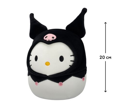 Мягкая игрушка Squishmallows Хеллоу Китти в образе Куроми 20 см (SQSN00388), изображение 5 Мягкая игрушка Squishmallows Хеллоу Китти в образе Куроми 20 см (SQSN00388), изображение 5